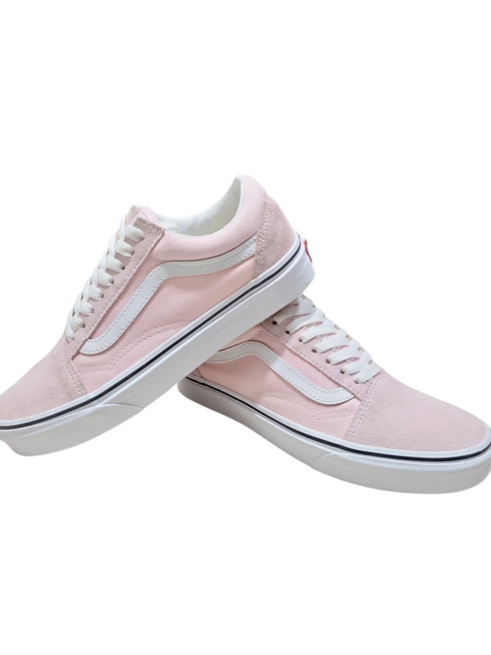 Vans Unisex Low-Top Pink Suede Vintage Sneakers Sz(8W)(6.5M)